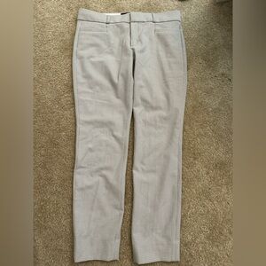 Banana Republic Cream and Black Chinos